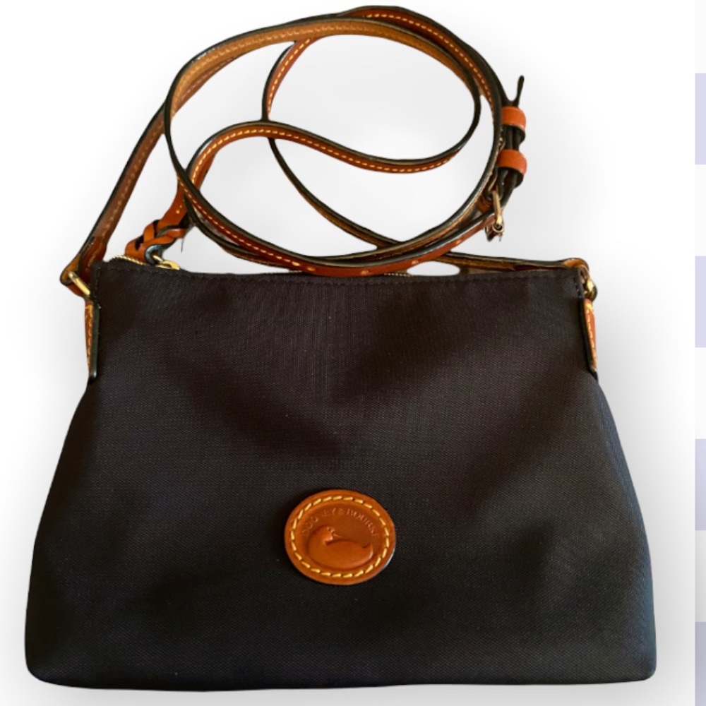DOONEY & BOURKE | Canvas & Leather Crossbody bag